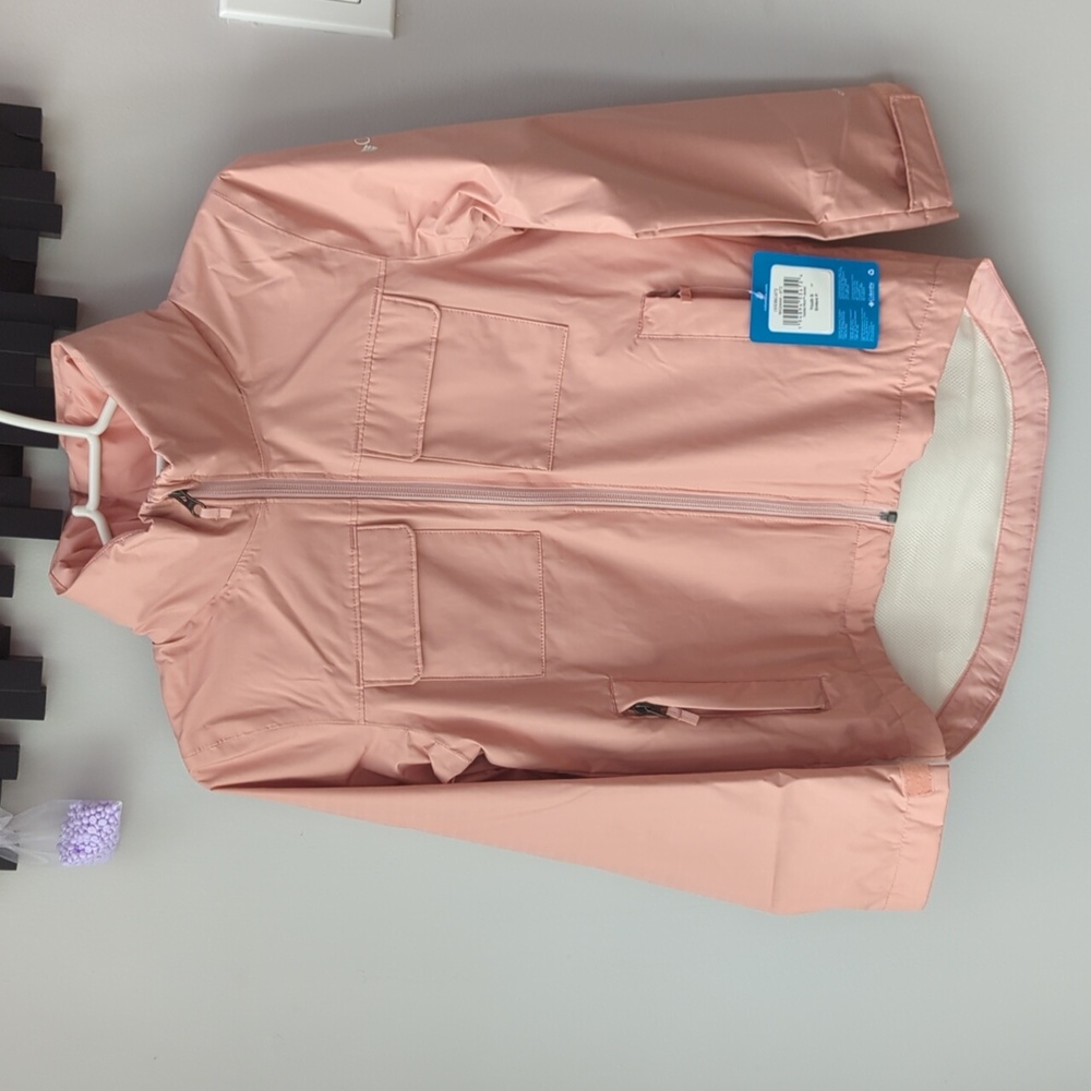 Columbia Peach Pink Girls' Raincoat